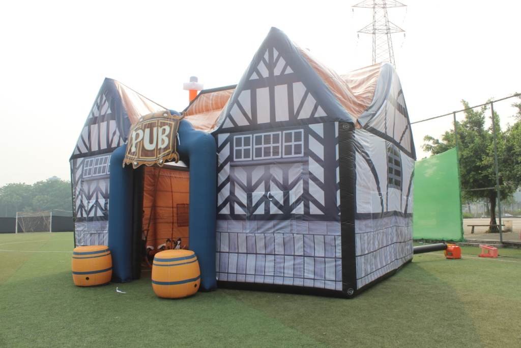 cheap inflatable bars and pub hire